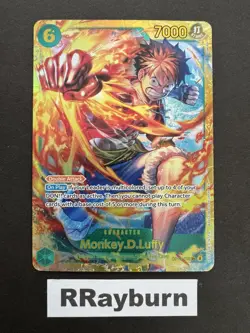 One Piece Monkey.D.Luffy OP13-118 Carrying On His Will Secret Rare - Image 1