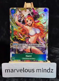 One Piece CCG Nami Alternate Art OP14-031 The Azure Sea's Seven English - Image 1