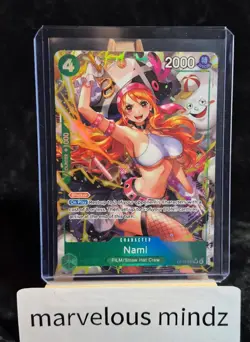 One Piece CCG Nami Alternate Art OP14-031 The Azure Sea's Seven English - Image 2