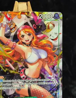 One Piece CCG Nami Alternate Art OP14-031 The Azure Sea's Seven English - Image 5