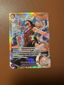 Monkey.D.Luffy EB02-061 SEC - One Piece TCG - English Card Secret Rare - Image 1
