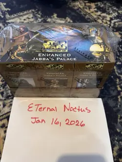 Star Wars 1999 Enhanced Jabba’s Palace Expansion Pack Card Set Sealed - Image 1