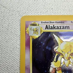 Alakazam - 1/130 - Pokemon Base Set 2 Holo Rare Card WOTC - Image 2
