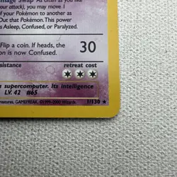 Alakazam - 1/130 - Pokemon Base Set 2 Holo Rare Card WOTC - Image 4