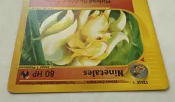 Ninetales 57/165 e-Reader Pokemon Card Non Holo Light Play - Image 3
