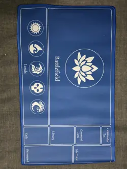 Card Playmat Stitched with Magic Zone for MTG Card Game Playing, Commander Board - Image 1