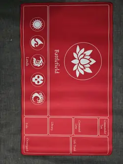 Card Playmat Stitched with Magic Zone for MTG Card Game Playing, Commander Board - Image 2