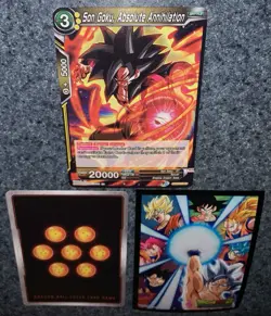 Dragon Ball Super (BT10-097 R) Son Goku, Absolute Annihilation RARE Card +2Bonus - Image 1