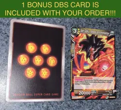 Dragon Ball Super (BT10-097 R) Son Goku, Absolute Annihilation RARE Card +2Bonus - Image 3