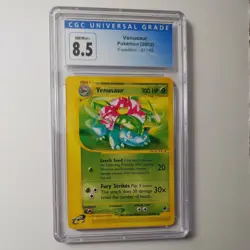 Venusaur 67/165 CGC 8.5 Expedition 2002 Near Mint Graded Pokemon Trading Card - Image 1
