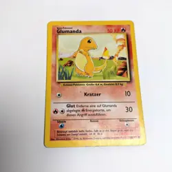 Pokemon 1999 German Base Set GLUMANDA (Charmander) 46/102 (MP) + BONUS CARD - Image 1