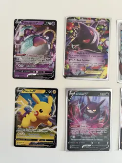 Pokemon TCG Card Lot Phantom Forces Gengar Ex, Jirachi, Channeler, Crobat V - Image 2