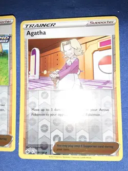 Agatha 129/198 - Reverse Holo - Chilling Reign Pokemon Card foil - Image 1