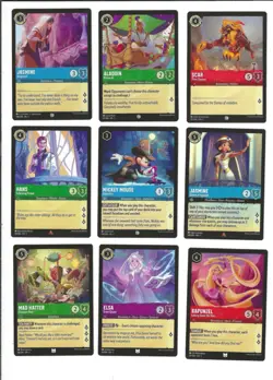 18 Assorted Disney Lorcana Cards - Image 1