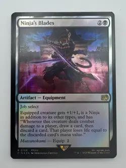 FINAL FANTASY #108 Ninja's Blades Foil - Image 1