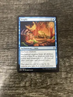 MTG 1x Frogify x1 LP Throne of Eldraine - Image 1
