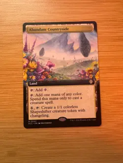MTG Lorwyn Eclipsed - Abundant Countryside (Extended Art) NM - Image 1