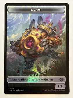 MTG The Lost Caverns of Ixalan Gnome/Merfolk Token Foil 0016/0005 NM - Image 1