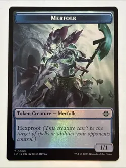 MTG The Lost Caverns of Ixalan Gnome/Merfolk Token Foil 0016/0005 NM - Image 2