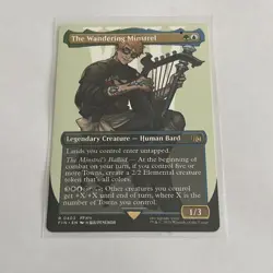 The Wandering Minstrel (Borderless) Final Fantasy R0403 NM MTG - Image 1