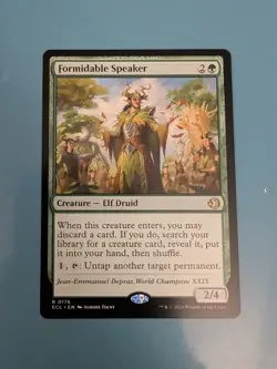MTG Lorwyn Eclipsed Formidable Speaker Normal R 0176 ECL - Image 1