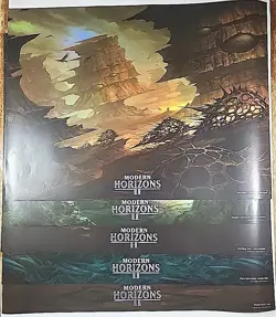 Modern Horizons II (Magic the Gathering) Fetch Land Promo Posters Full Set of 5 - Image 1