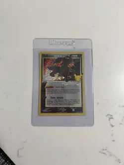 Pokemon TCG Umbreon Gold Star 17/17 Celebrations Holo NM - Image 1