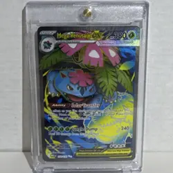 Pokemon Mega Venusaur EX Me01: Mega Evolution 155/132 Ultra Rare Holo English - Image 1