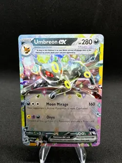 Pokemon TCG Umbreon EX 060/131 Prismatic Evolutions Card Near Mint Condition - Image 1