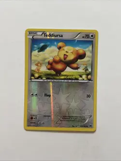 Teddiursa 121/162 Rev Reverse Holo XY Breakthrough Pokemon NM - Image 1