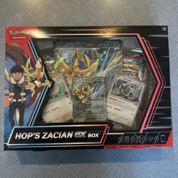 Pokemon TCG Hop's Zacian ex Collection Box Sealed Brand New MINT💎USA SELLER - Image 1