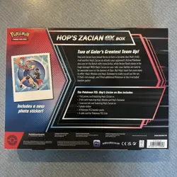 Pokemon TCG Hop's Zacian ex Collection Box Sealed Brand New MINT💎USA SELLER - Image 2