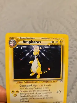 Pokemon Ampharos HOLO 1/111 - Neo Genesis - VINTAGE 1999 Pokemon TCG - Image 5