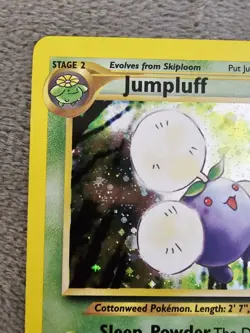 Pokemon TCG Jumpluff 7/111 Neo Genesis Unlimited Holo Rare 2000 VTG WOTC - Image 4