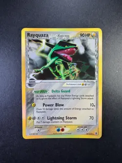 Pokemon Rayquaza EX Delta Species Holo Rare 13/113 2005 TCG - Image 1