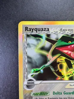 Pokemon Rayquaza EX Delta Species Holo Rare 13/113 2005 TCG - Image 2