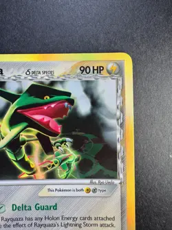 Pokemon Rayquaza EX Delta Species Holo Rare 13/113 2005 TCG - Image 3