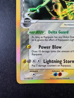 Pokemon Rayquaza EX Delta Species Holo Rare 13/113 2005 TCG - Image 4