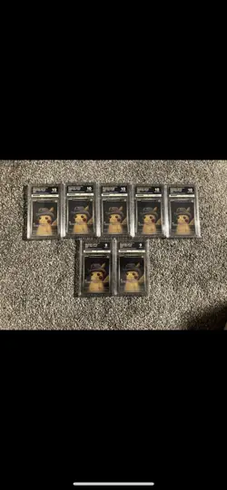 Pikachu with Grey Felt Hat Van Gogh Promo #085 Pokemon ACE 10 GEM MINT - Image 2