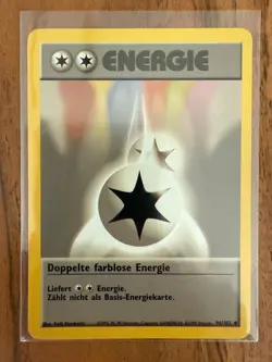 Pokemon · Doppelte farblose Energie · Basis-Set · 96/102 · Deutsch · 1999 - Image 1