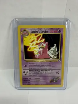 Pokemon Sabrina's Slowbro 60/132 Gym Heroes Uncommon Non Holo - Image 1