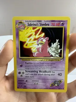 Pokemon Sabrina's Slowbro 60/132 Gym Heroes Uncommon Non Holo - Image 2