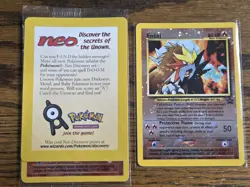 Pokemon Wotc Black Star Promo #34 Sealed ENTEI + open #34Entei,,,not played - Image 1