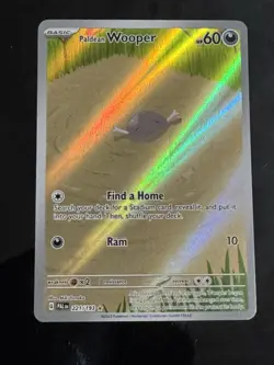 Pokemon Paldean Wooper #221/193 Sv02: Paldea Evolved Holo NM - Image 1