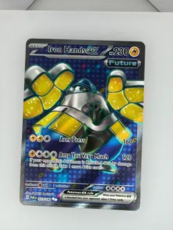 2023 Pokemon Paradox Rift Iron Hands ex 223/182 NM - Image 1