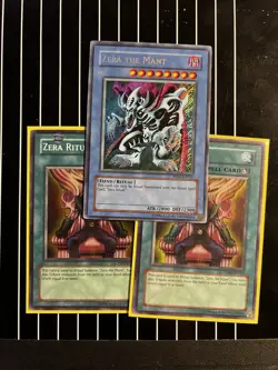 Yu-Gi-Oh! Zera the Mant SECRET RARE & 2 Zera Ritual PP01-EN011, PP01-EN010 LP - Image 2