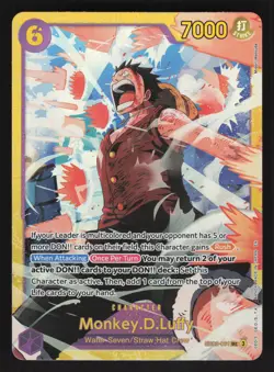 Monkey.D.Luffy EB02-061 Secret Rare One piece Extra Booster - Image 1