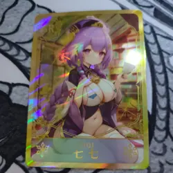 Qiqi Genshin Impact UR Goddess Story Anime Waifu Card Girl Foil Doujin - Image 1