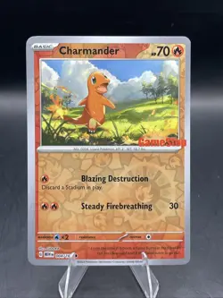 Charmander - (GameStop Exclusive) 004/165 Miscellaneous Cards & Products Reverse - Image 1