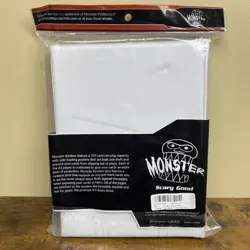 Mega Monster Hard Cover White Binder 9 Pocket Holds 720 Trading Cards Read Descr - Image 2